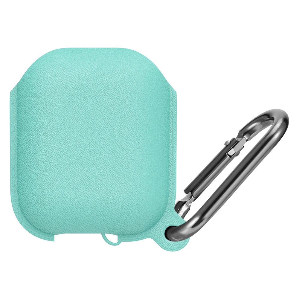 Набор наушников с Litchi узором для Airpods, чехол, симпатичный силиконовый bluetooth-наушник, защитный чехол-1or2 поколения - Цвет: 10