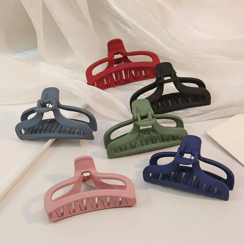 1Pcs Women Hair Clip Acrylic Hairpins Cross Transparent Hair Crab Claws Girls Make UP Washing Tool Accessories Decoration - Image 5