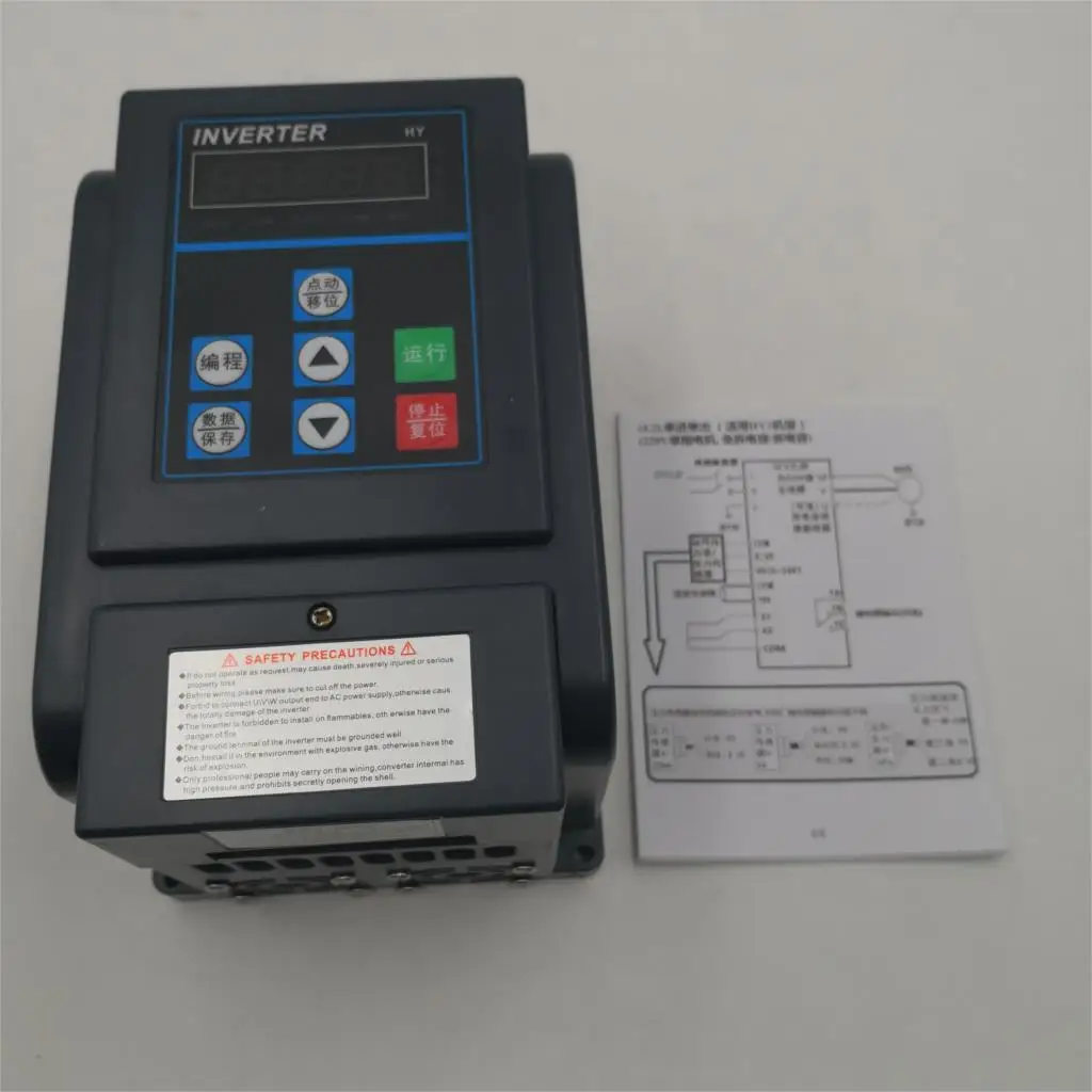 Водяной насос, постоянное давление, подача воды, специальный преобразователь частоты 1,5 кВт, универсальный однофазный в однофазный 220 В