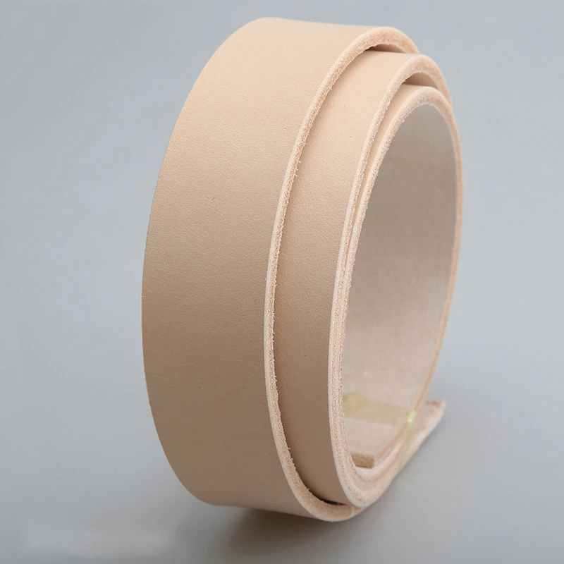 QIUMING 1 X DIY Blank Veg Tanned Leather Strip Strap Belt