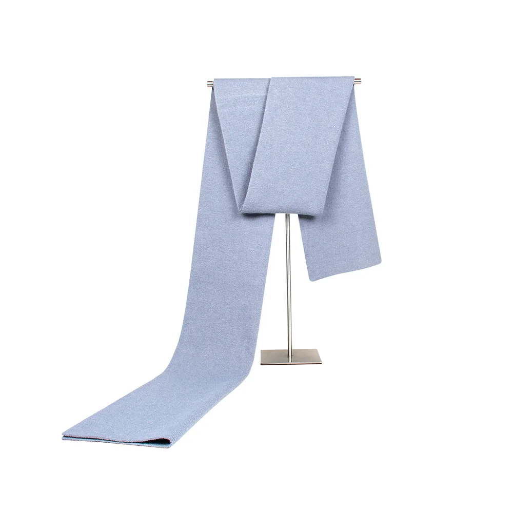 Blue Men Scarf FS Новое поступление для мужчин Кашемир пашмины шарф толстые теплые зимние шарфы для женщин длинные Размеры Мужской красный розовый - Цвет: Blue Men Scarf