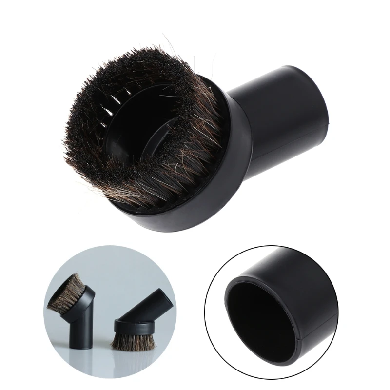 32 мм смешанный конский волос круглая Чистящая щетка головка пылесос аксессуары инструмент 95AC