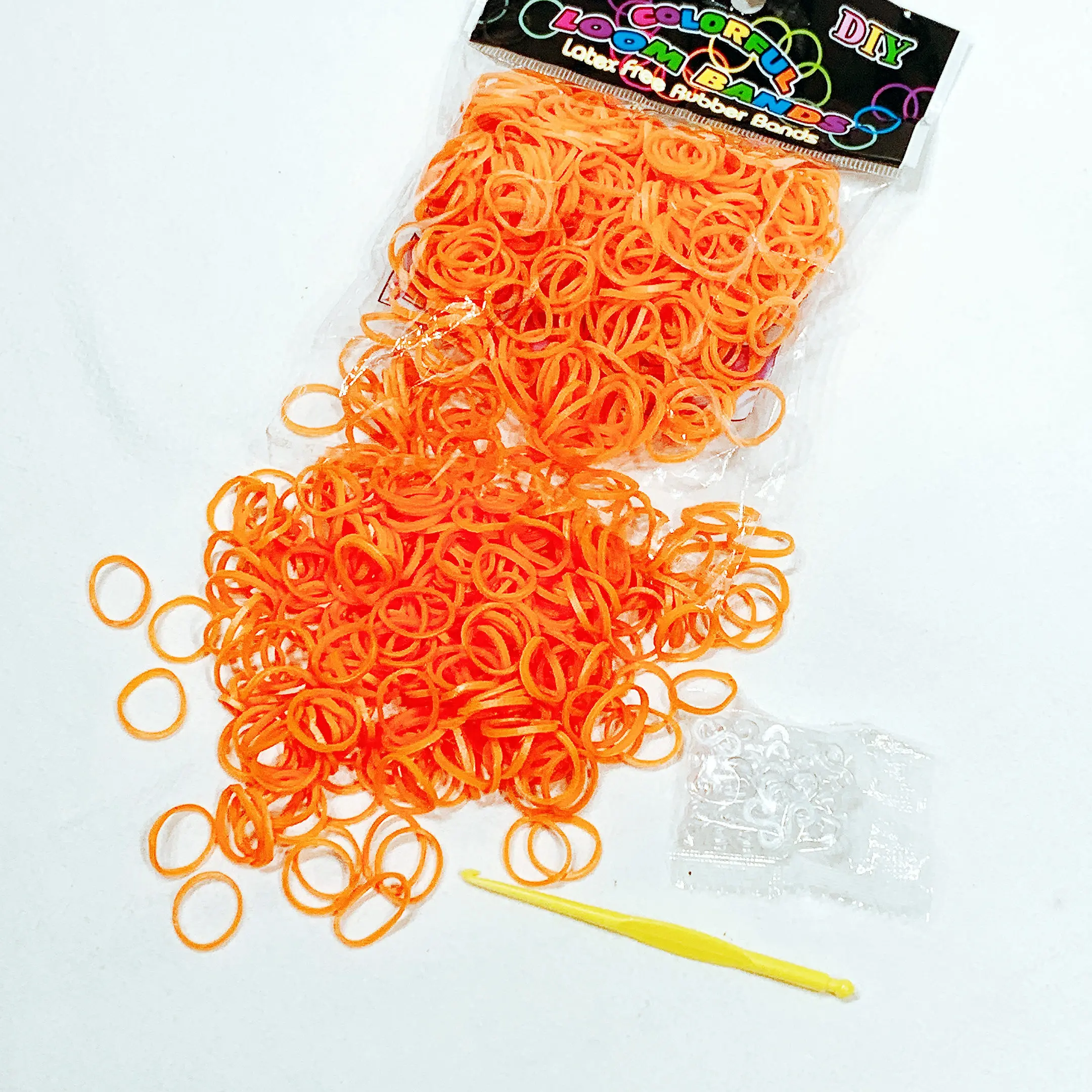 600PCS High Quality Thicken Small Disposable Hair Bands Scrunchie Girls Elastic Rubber Band Ponytail Holder Hair Accessories hair clips