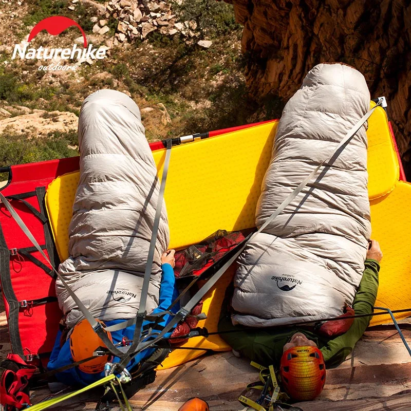 Camping Sleeping Bag Naturehike Snowbird Mummy Sleeping Bag All Season Waterproof Duck Down Winter