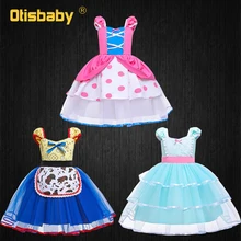 Для малышей, для девочек в стиле Рапунцель платье Рождество год костюм принцессы для младенцев вечерние платье-пачка фиолетового цвета для девочек 1 для детей 2, 3, 4, 5, 6 лет