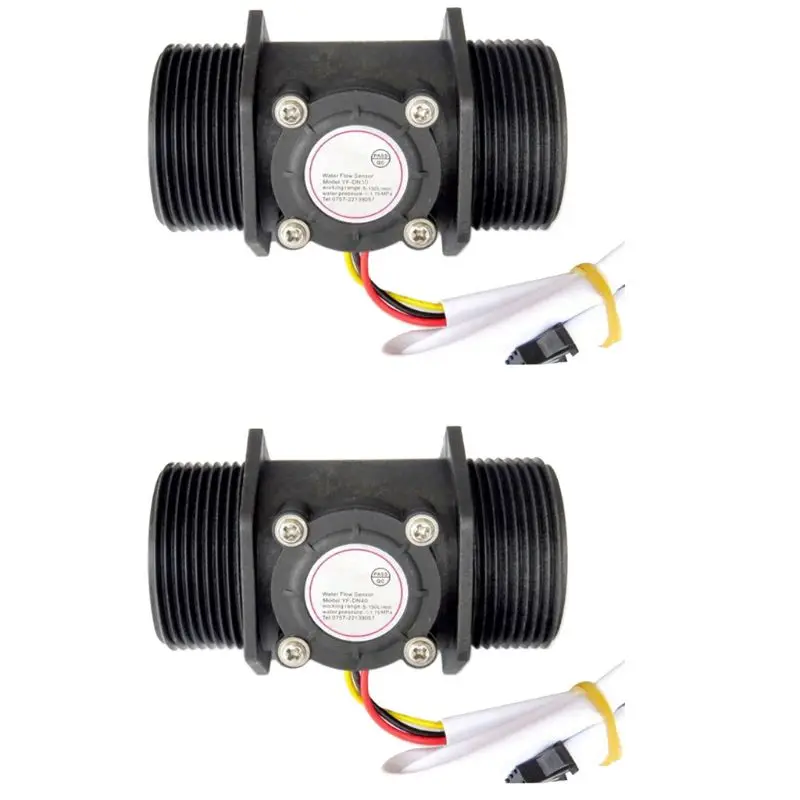 DN40 DN50 Water Flow Sensor Hall Flowmeter Meter Counter Instrument Measurement M7DA