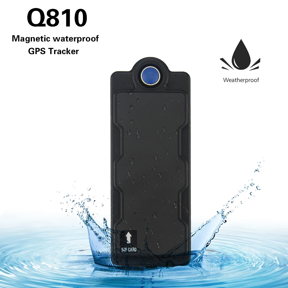 GSM диктофон Q810 добавить 10000 мАч литий-полимерный аккумулятор gps локатор с водонепроницаемой конструкцией встроенные сильные магниты