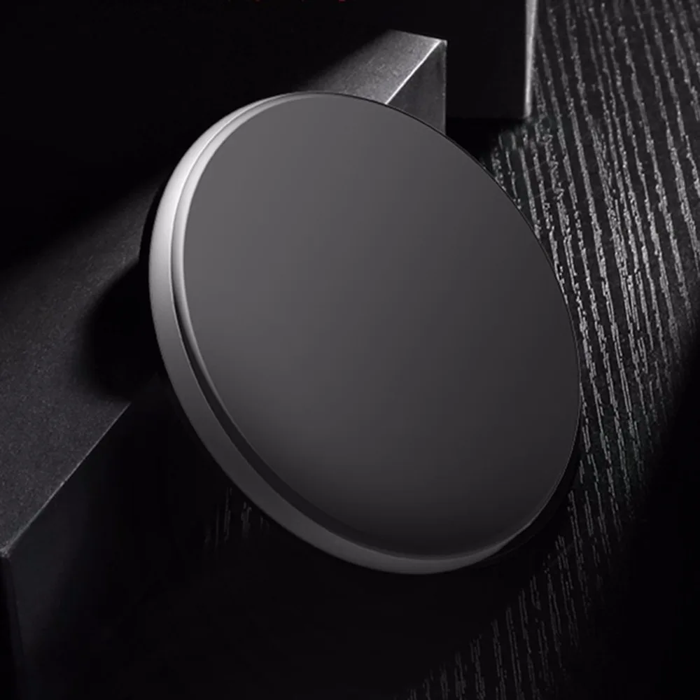 Professional Round Shape Wireless Charger Aluminum Alloy Charging Pad for Qi Standard Smartphones