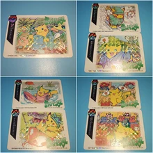 7 шт./компл. Покемон блики флэш-карты Пикачу Путешествия Серии Reizen коллекционные Kaart детские подарки игрушки игровая коллекция карт