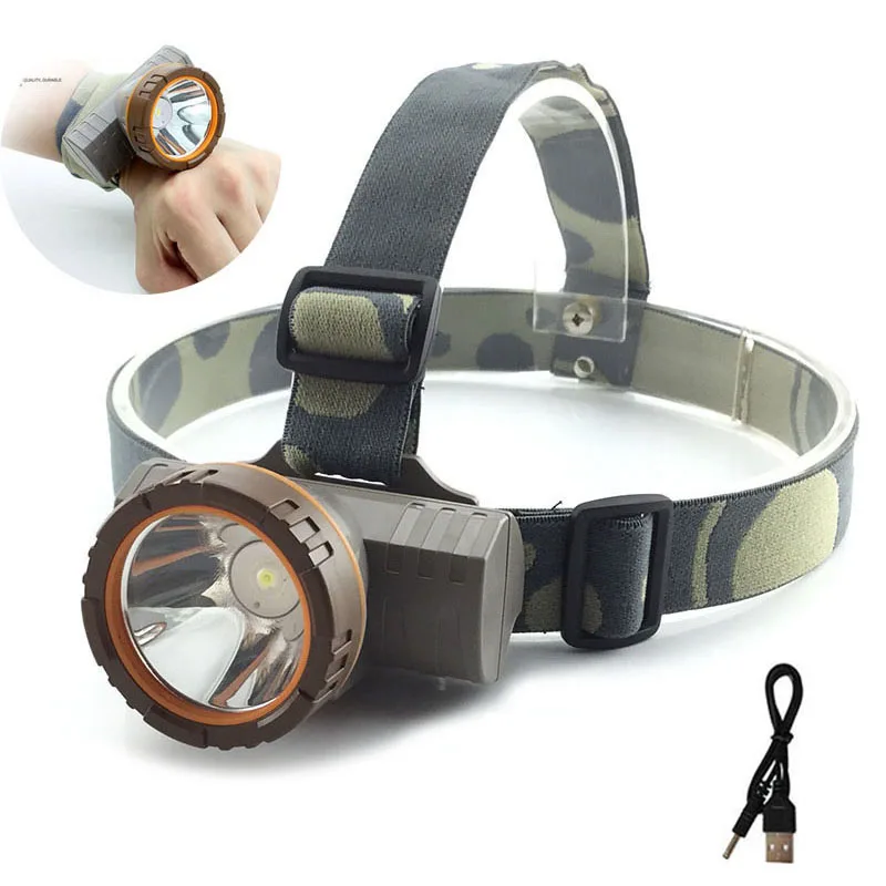 Мощный светодиодный фара фары Flash светильник налобный фонарь лампа для рыбалки