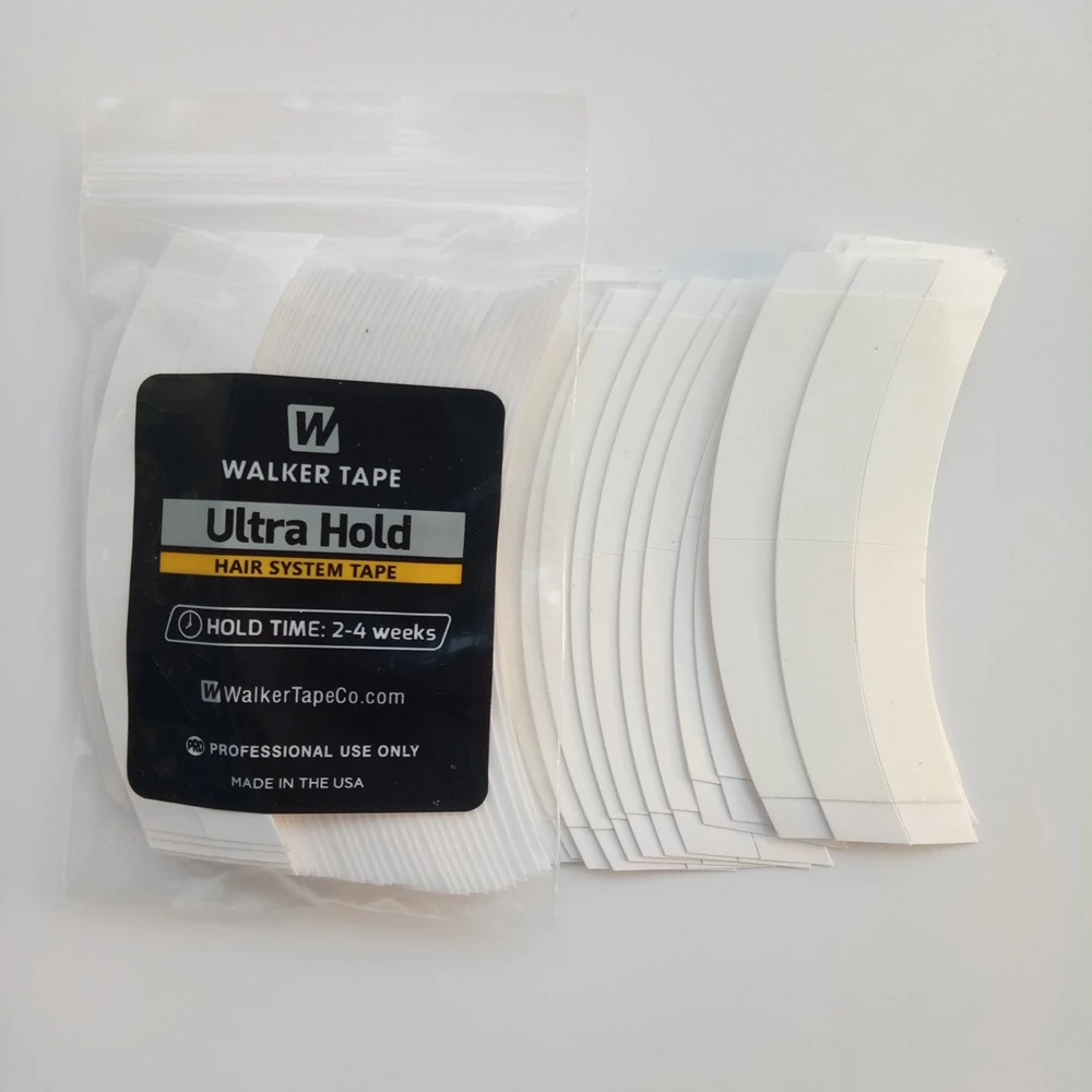 36pcs Ultra Hold Strong White Hair System Tape Double Side Adhesive Super Tape For Lace Wig/Man Toupee/Hair Pieces
