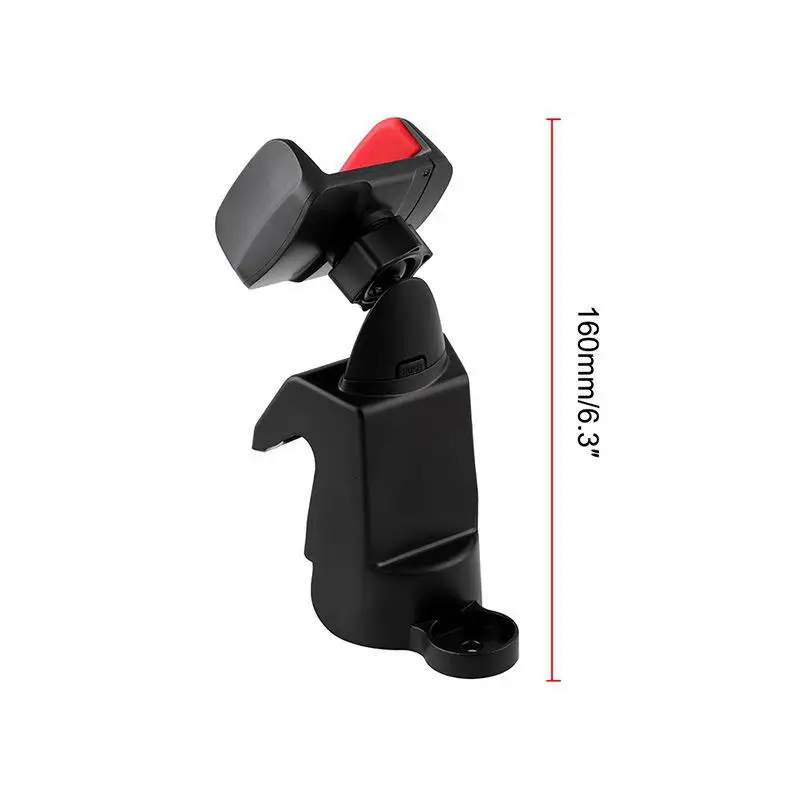 Windshield Mount Car Phone Holder Mobilephone Bracket 360 Rotation Car Holder for Jeep wrangler 2012-2017 Car internal storage