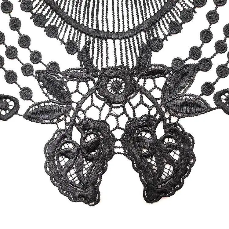 Emboidery воротник для шеи diy поддельные съемные воротники водорастворимые Женская бутоньерка трехмерные кружевные аксессуары