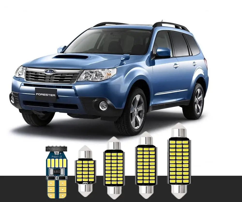 6 шт. внутренние фары для Subaru T10 и 36 мм Forester Impreza Justy Legacy BRZ Outback XV Crosstrek 1992-2019 |