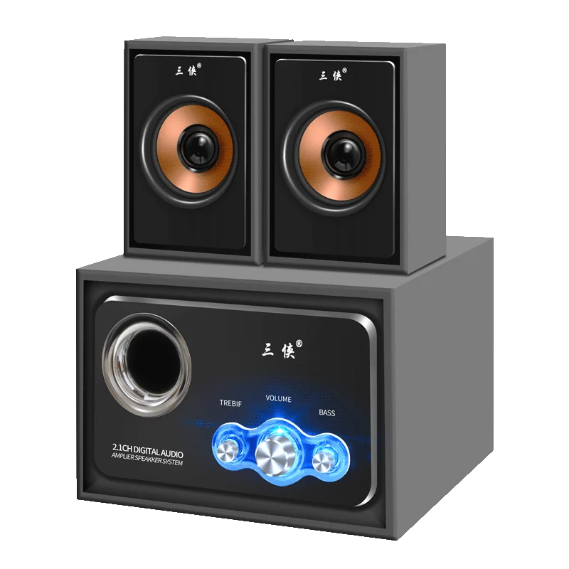 Игровой сабвуфер 4 дюймовые басовые колонки Bluetooth бас и высокие частоты