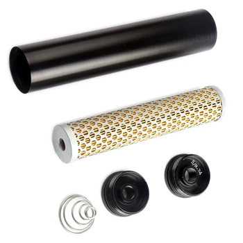 

New Fuel Filter Suit Napa 4003 WIX 24003 5/8"-24 Turbo Air Filter Fuel Filter 1/2" Bore Billet Aluminum Low Profile 4003 24003