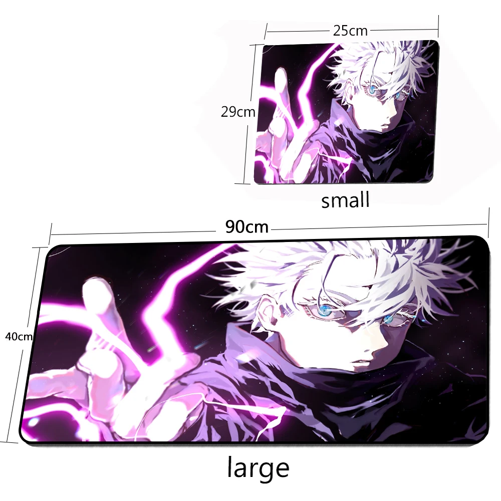 Mouse Pad Gaming Mousepad Computer Desk Mat XGZ Anime Jujutsu Kaisen Laptops Gaming PC Gamer Keyboard Rug Mat Gaming Accessories Mouse Pad Xxl Desktop Anime