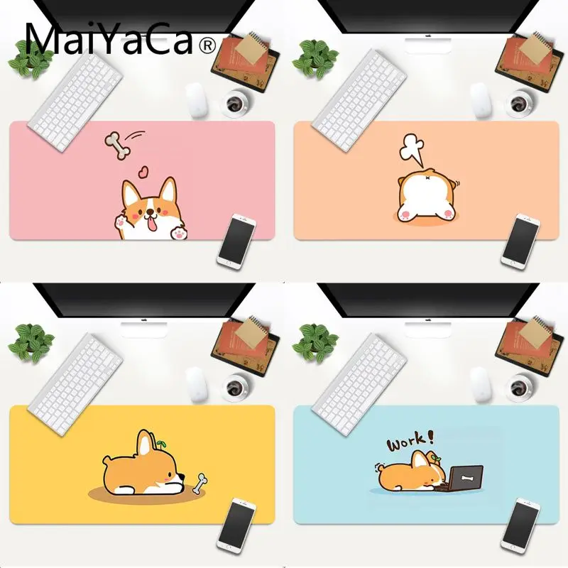 Прекрасный вельш корги милые животные Дети комфорт игровой коврик для мыши