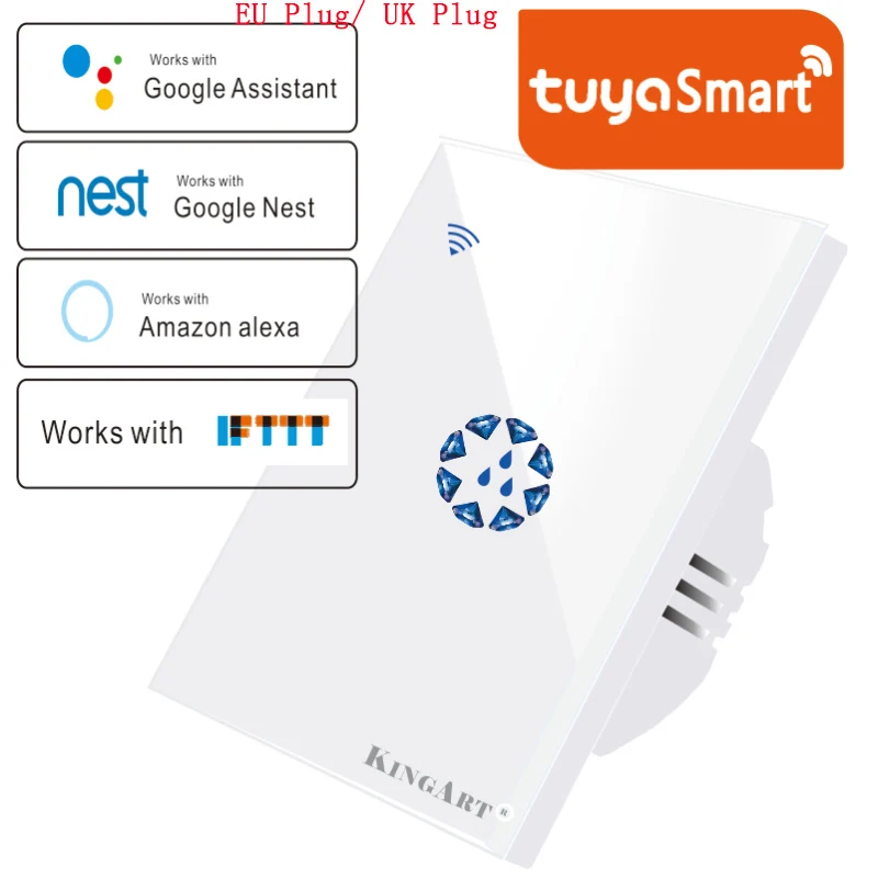 Набор4 Умный Wifi водонагреватель котел Alexa переключатели Google Home The Voice US/EU/UK Plug Сенсорная панель открытый таймер 4G Управление приложением - Комплект: Набор4