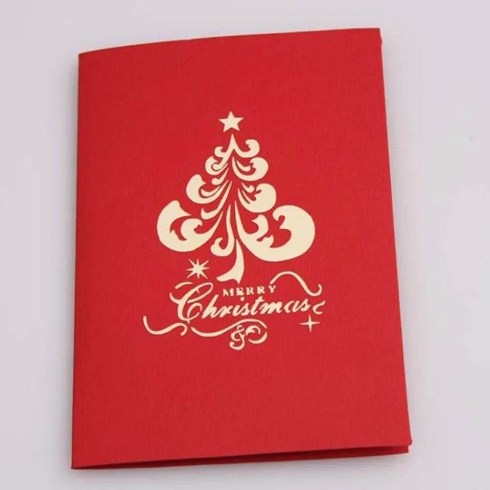 10x15cm Christmas Blessing Card Chritmas Angel For Children Adults Lovers Paper Sculpture Party Christmas Gift Cards