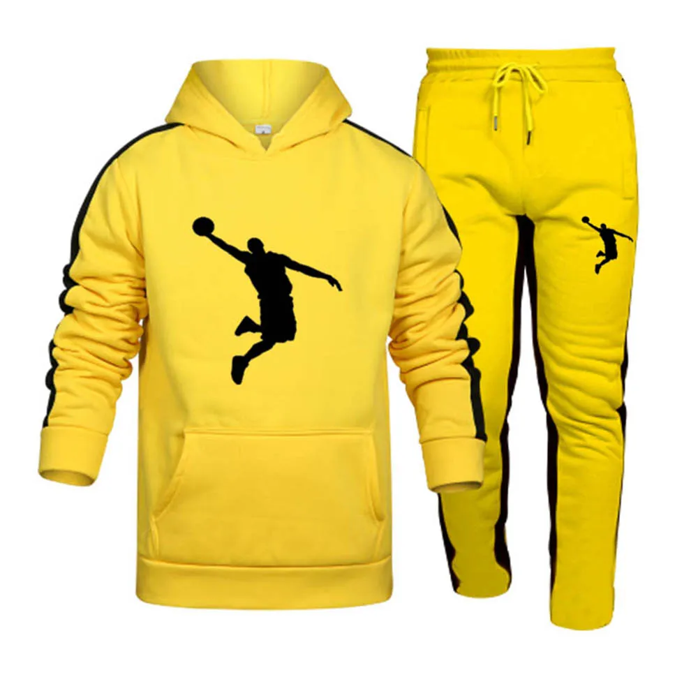 Autumn and Winter Tracksuit Men 2 Pieces Set Sweatshirt + Sweatpants Sportswear Hoodies Casual Mens Clothing Hoodies Suit Autumn and Winter Tracksuit Men 2 Pieces Set Sweatshirt + Sweatpants Sportswear Hoodies Casual Mens Clothing Hoodies Suit