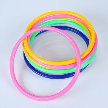 

10Pcs Sports Agility Practice Colorful Fun Toss Ring Quoits Speed Plastic Kids Garden Pool Children Games Hoop Outdoor Toy
