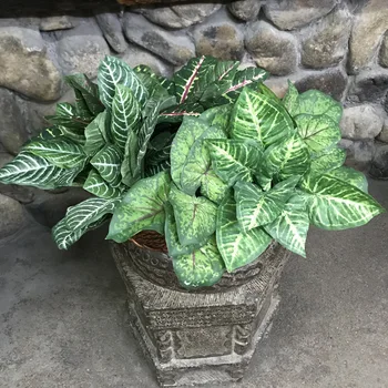 

Artificial Plant Outdoor Engineering Landscaping Green Vegetation Wall Socket Flower Decorative Collocation Leaves Wedding Photo