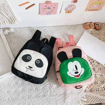 

Children School Bags Cute Classic Texture Creative Design Chic Cartoon Kids Anti-loss Rope Backpack Daily Bagpacks
