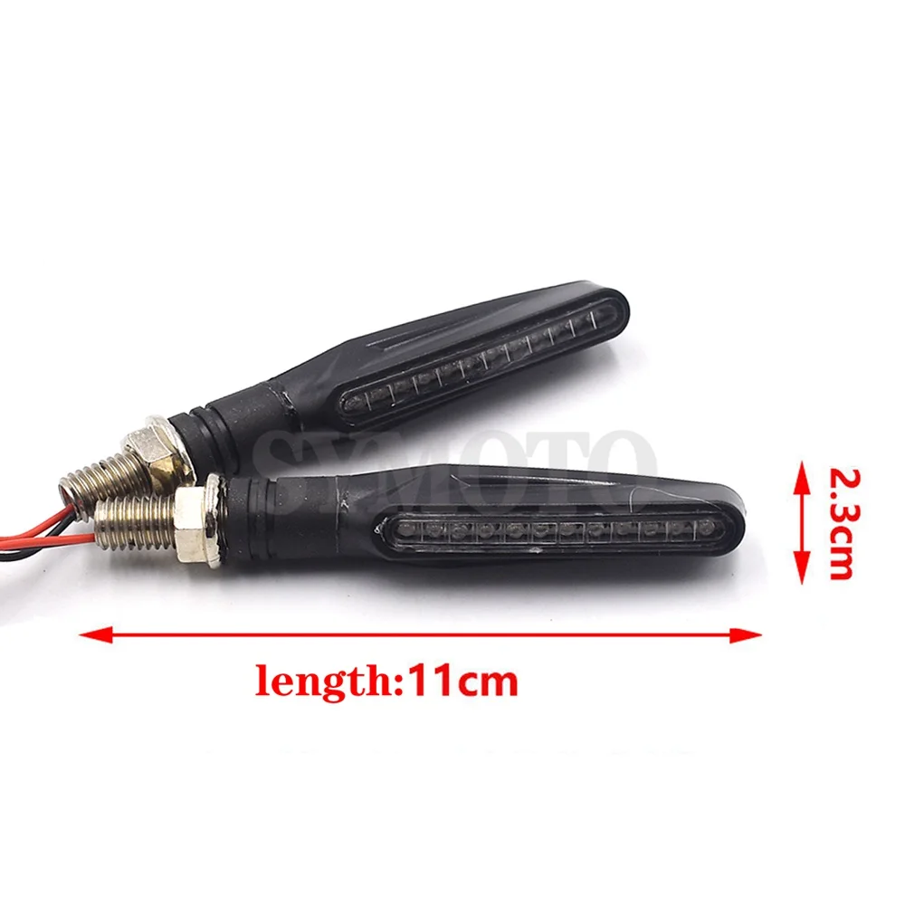 Универсальный светильник для мотоцикла с сигналами поворота, мигающая лампа, индикатор для мотоцикла, фонарь для мотоцикла, светодиодный светильник для скутера