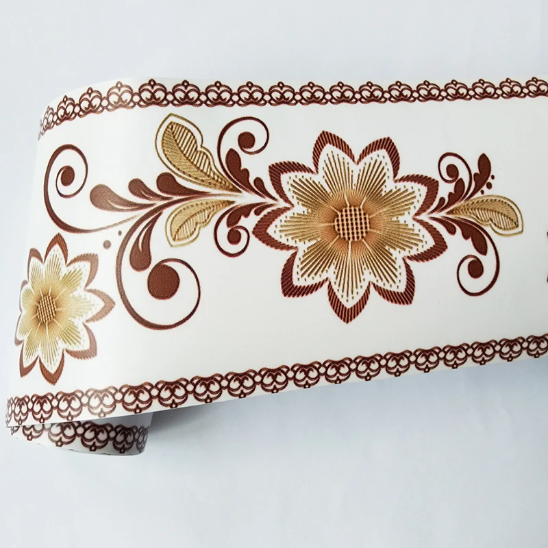 padrao flor pvc adesivos parede cintura cozinha decoracao da parede 04