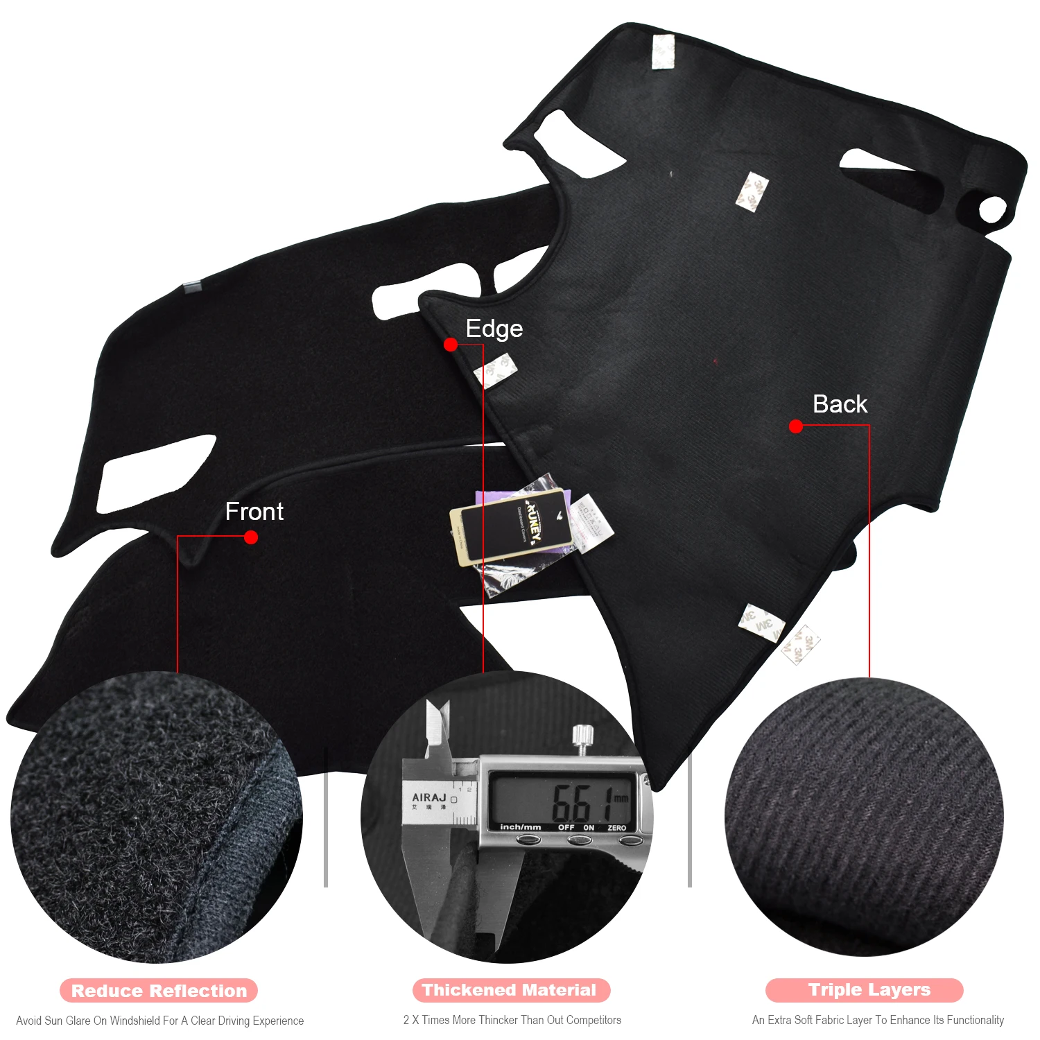 Xukey для Mazda 3 M3 BL 2009 2010 2011 2012 2013 приборной панели автомобиля крышка Автомобильная приборная панель коврик на приборную панель автомобиля козырек от солнца
