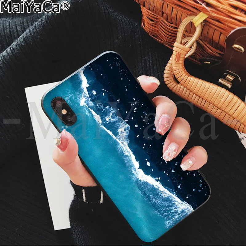 Новинка MaiYaCa Blue sea чехол для телефона Fundas чехол для Apple iPhone 8 7 6 6S Plus X XS MAX 5 5S SE XR 11 11pro