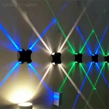 CREE светодиодный настенный светильник наружный 12 Вт 9 Вт Настенный светильник наружное освещение черный/белый водонепроницаемый закрытый/открытый скидка 30