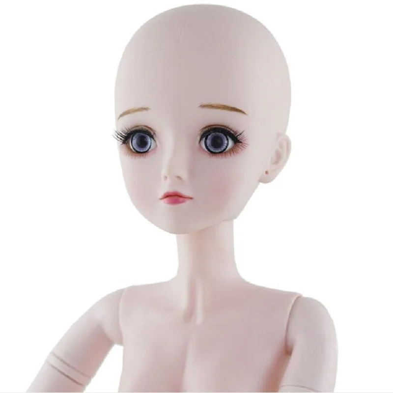 1/3 голова для BJD 60 см кукла самостоятельного макияжа розовая кожа Обнаженная
