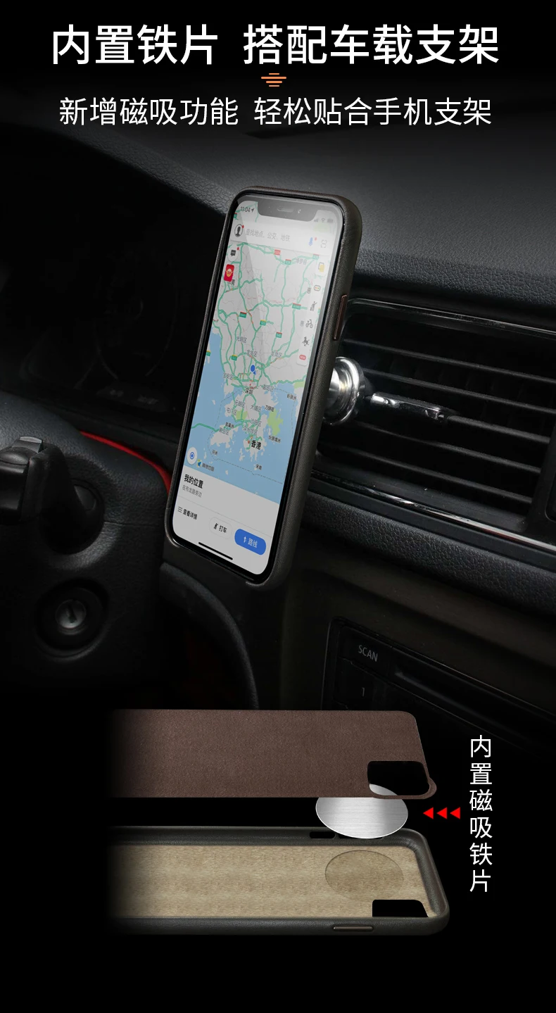 Для iphone 11 чехол кожаный чехол для iphone 11 pro Max бренд Duzhi чехол из натуральной кожи для iphone 11 Pro Чехол