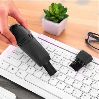 

Mini Vacuum Cleaner USB Car Interior Air Vent Dust Cleaning Tool Brush Kit For PC Laptop Keyboard Dust Cleaner Collector