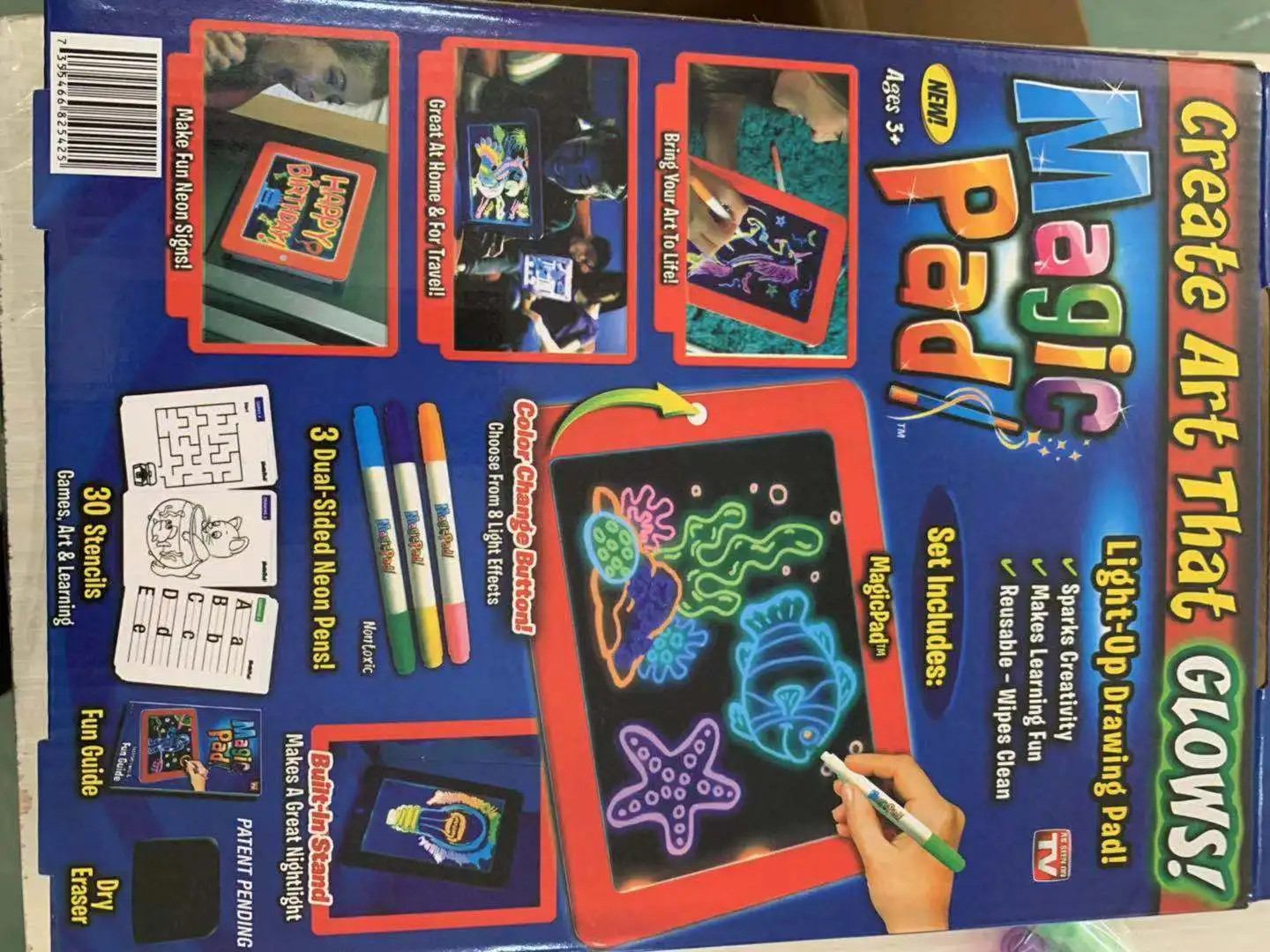 

Magic Pad 3D Magic Drawing Pad Children'S Educational Sketchpad 3D Drawing Board
