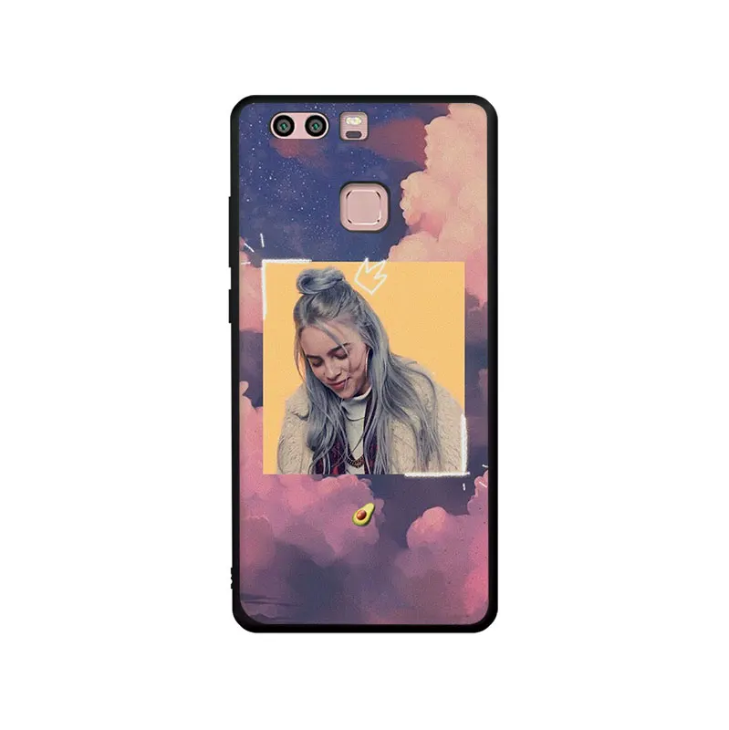 B6 EWAU Модный логотип billie eilish Мягкий силиконовый чехол для телефона для huawei P8 P9 P10 P20 P30 Lite Pro Mini P Smart Z plus - Color: B6