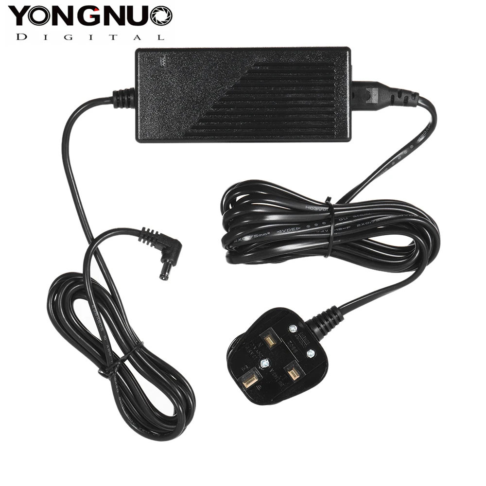 YONGNUO 12 В 5A AC адаптер питания зарядное устройство для YONGNUO YN600L серии YN300III YN168 светодиодный светильник AC адаптер питания зарядное устройство