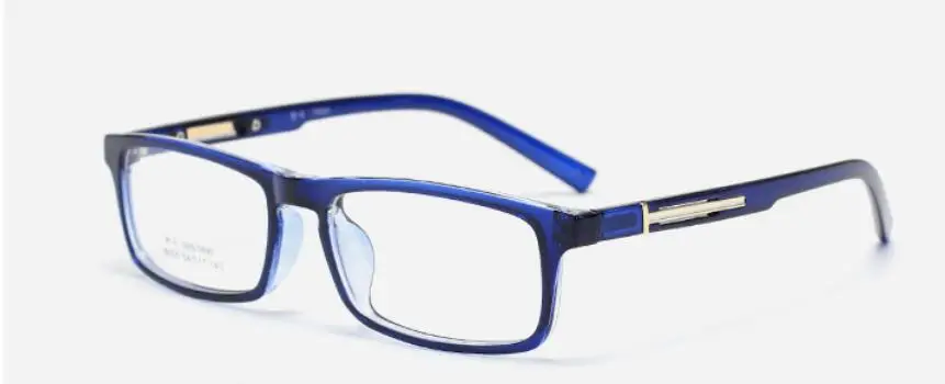 Sofreetty TR90 мужские Близорукость Рамка Бизнес плоское зеркало женские очки Рамка F8151 - Цвет оправы: Blue