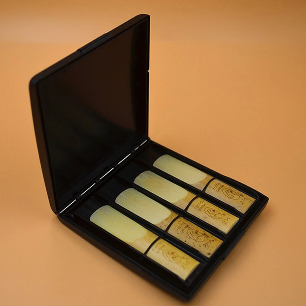 Holds 8 Clarinet Saxophone Reeds ABS Plastic Alto/Tenor Saxophone Reed Case