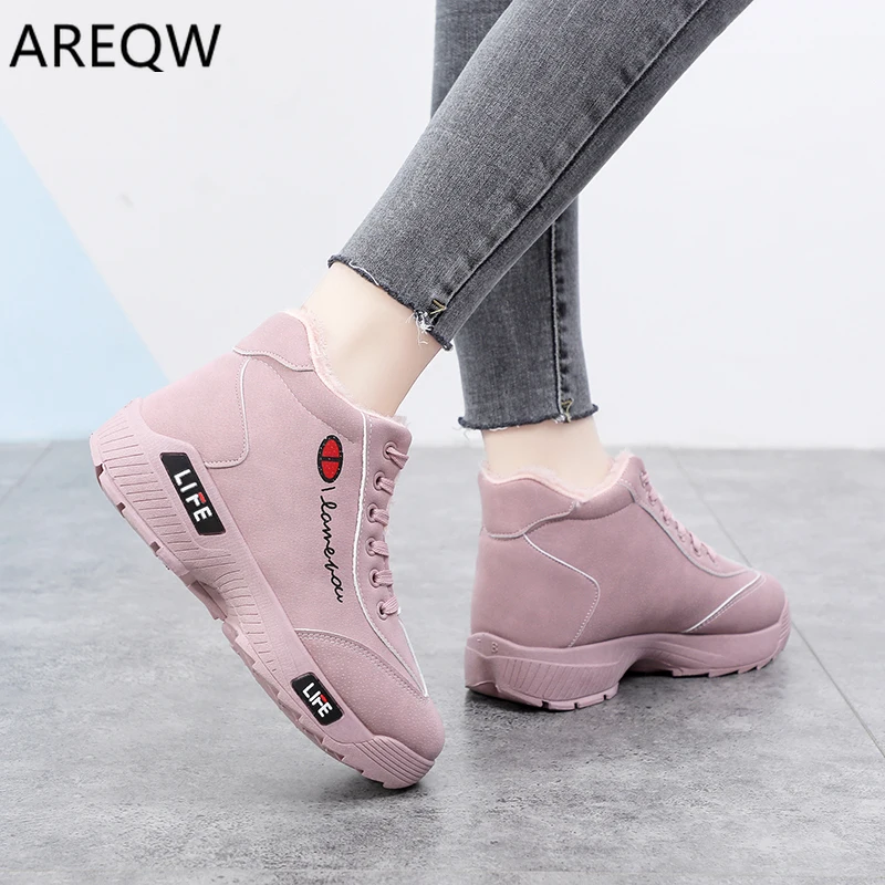 Goedkoop 2020 Enkel Laarzen Vrouw Mode Sneakers Schoenen Vrouwen Platte Platform Boot Schoenen Dames Martin Laarzen Herfst Schoenen