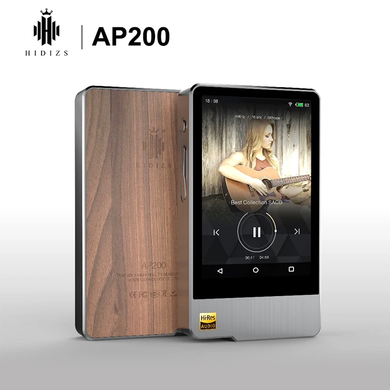 Музыкальный плеер Hidizs AP200 (Bluetooth 5.1 HiFi 64Гб)|flac mp3|hifi music playermusic player |