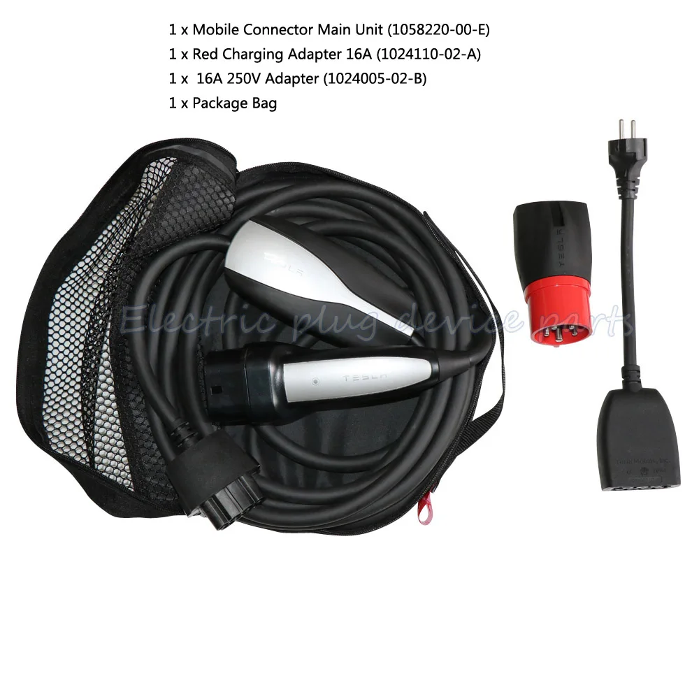 Original EU Mobile Connector Bundle Charger Charging Cable for Tesla Model X 105822000E