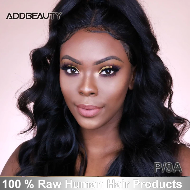 【Addbeauty】объемная волна 13x6 кружевной передний парик 8 "-26" Pro. Соотношение