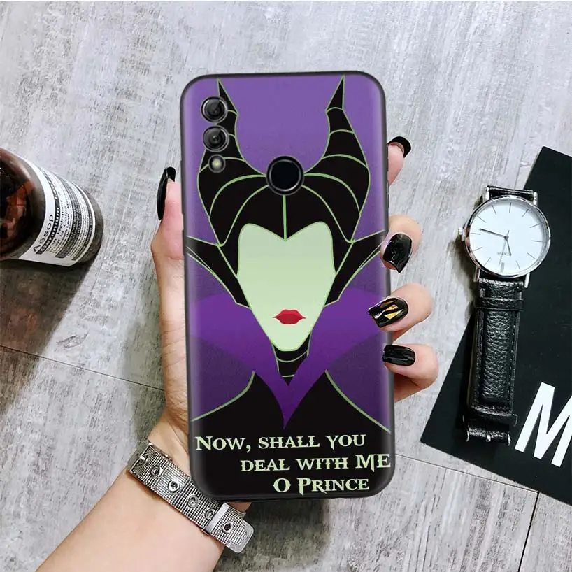 Малефисента госпожа зло черная крышка чехол для телефона для huawei Y9 Y5 Y6 Y7 Honor 10 9 Lite 9X8X8 S 8A фотоаппаратов моментальной печати 7S 7A 10i 20i V20 Кок - Цвет: BA310-10