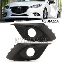 Couverture de phares antibrouillard pour Mazda 3 Axela 2014 2015 2016, 1 paire, cadre de calandre 