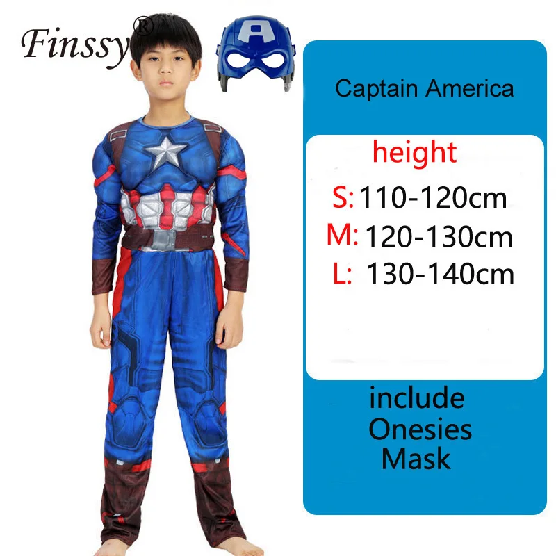 Avengers Captain America Thor Cosplay Costume Halloween Carnival Performance Clothes Plastic Shield Hammer