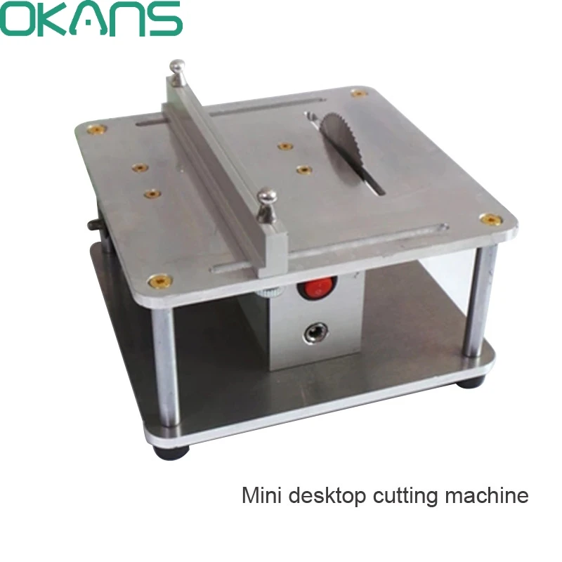 

Multifunctional DIY Mini Table Saw Silver Precision Miniature Table Model Maker tool for PCB Wood or thin Metal