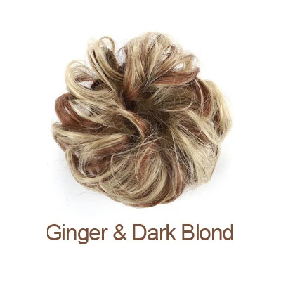 ginger dark brown Высококачественная одежда для головы шиньон натуральный кудрявый грязный пучок волос грязный скручивание покрытие Волшебная булочка наращивание волос грязный булочка производитель - Цвет: ginger dark brown